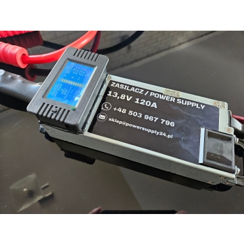 POWER SUPPLY 14,4V 120A / VOLTAGE & AMPS METER /